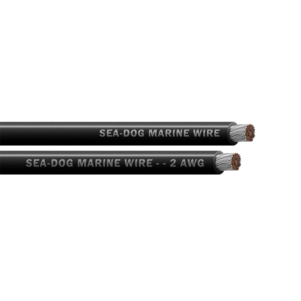 Sea - Dog 2 AWG Black Battery Cable - 100' [8002012] - Houseboatparts.com