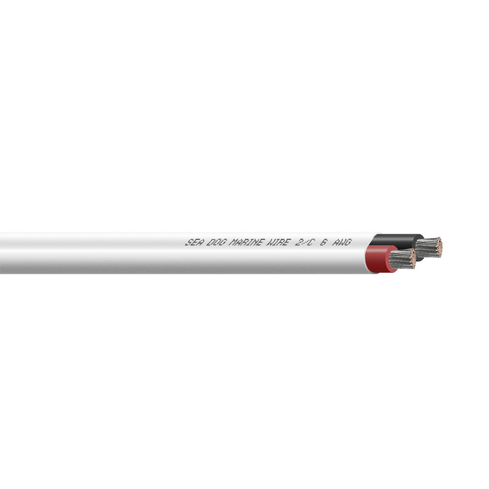 Sea - Dog 6/2 AWG Flat Duplex Wire Red/Black - 100' [8006202] - Houseboatparts.com