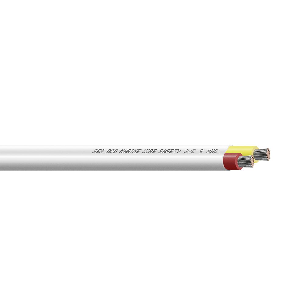 Sea - Dog 6/2 AWG Flat Duplex Safety Wire Red/Yellow - 50' [8006221] - Houseboatparts.com