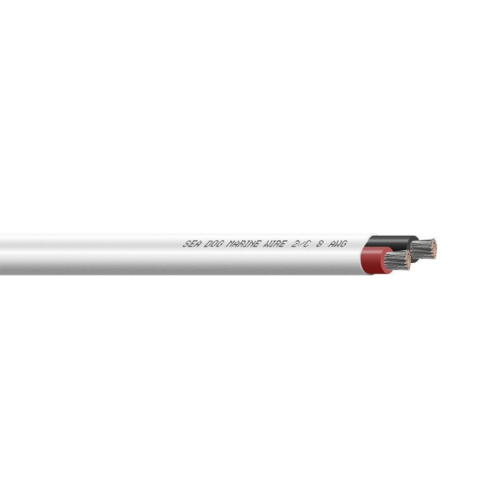 Sea - Dog 8/2 AWG Flat Duplex Wire Red/Black - 50' [8008201] - Houseboatparts.com