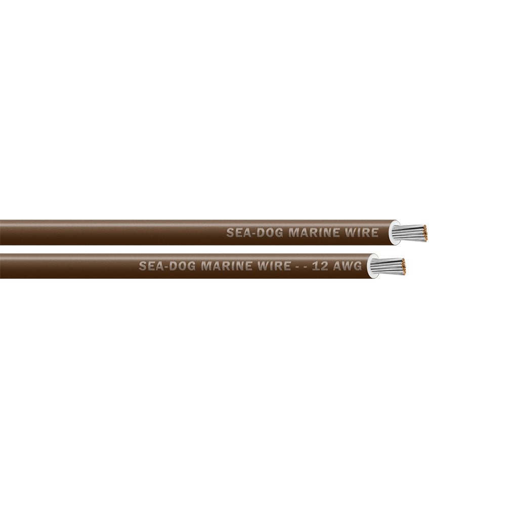 Sea - Dog 12 AWG Brown Primary Wire - 100' [8012072] - Houseboatparts.com