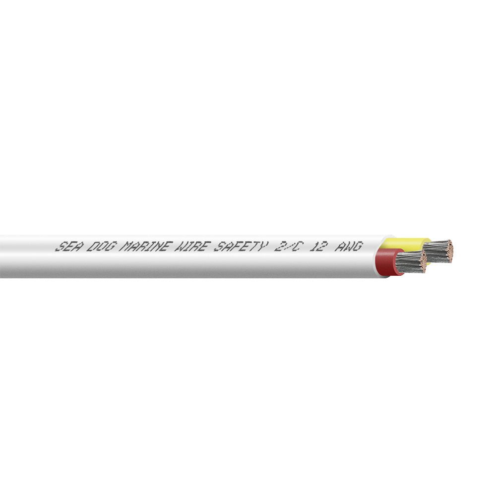 Sea - Dog 12/2 AWG Flat Duplex Safety Wire - Red/Yellow - 100' [8012222] - Houseboatparts.com