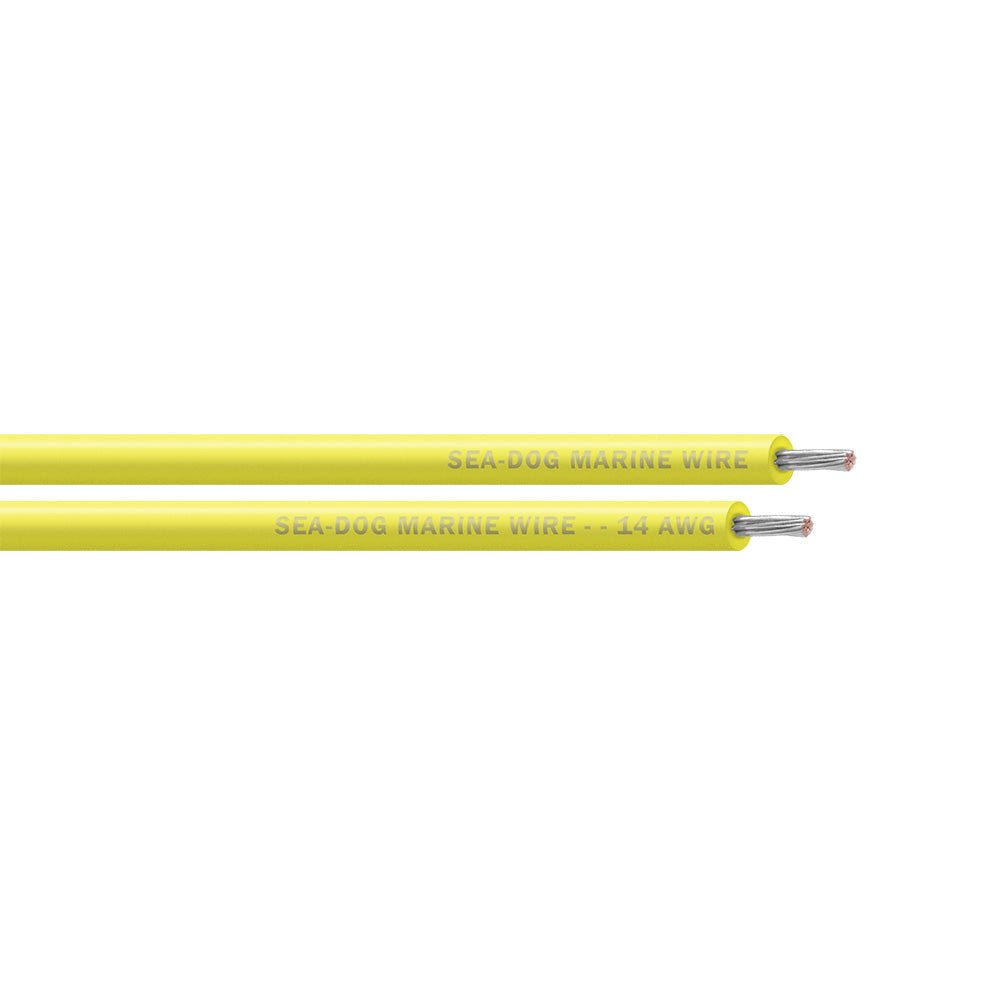 Sea - Dog 14 AWG Yellow Primary Wire - 1000' [8014039] - Houseboatparts.com