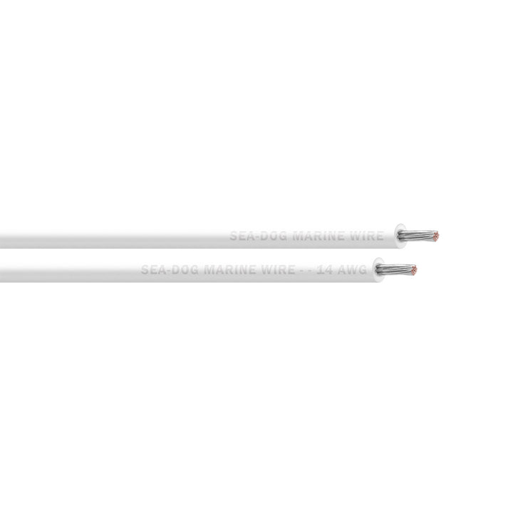 Sea - Dog 14 AWG White Primary Wire - 100' [8014052] - Houseboatparts.com