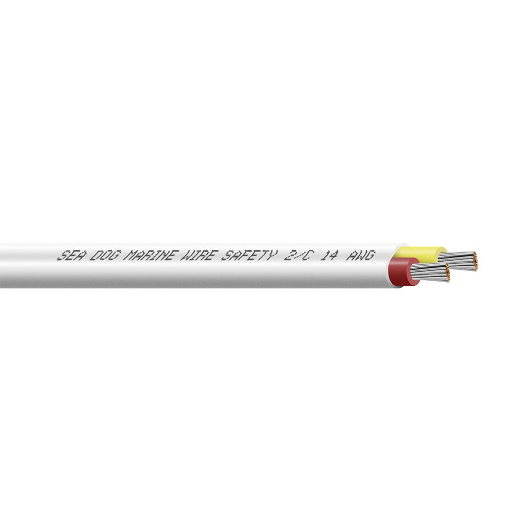 Sea - Dog 14/2 AWG Flat Duplex Safety Wire - Red/Yellow - 250' [8014224] - Houseboatparts.com