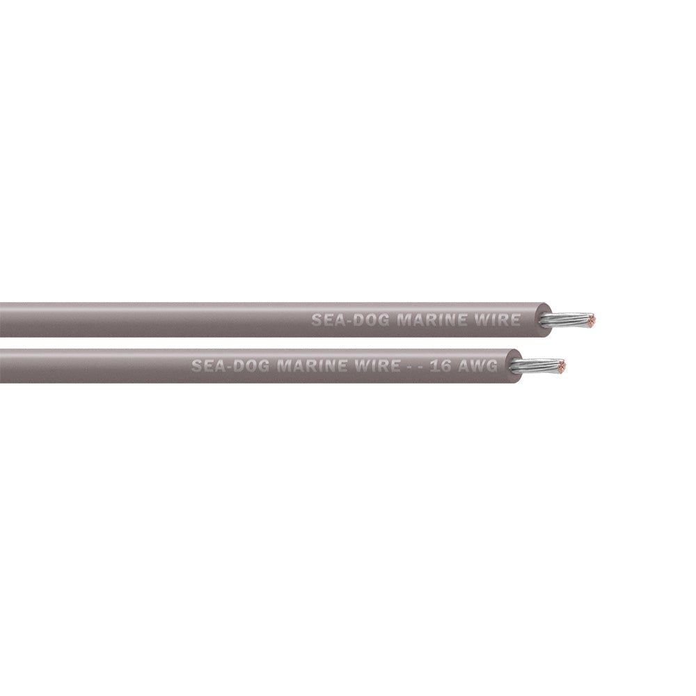 Sea - Dog 16 AWG Grey Primary Wire - 250' [8016114] - Houseboatparts.com
