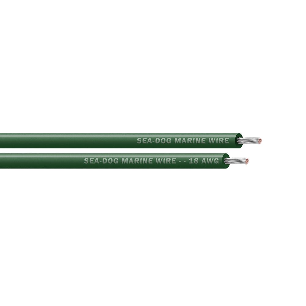 Sea - Dog 18 AWG Green Primary Wire - 1000' [8018049] - Houseboatparts.com