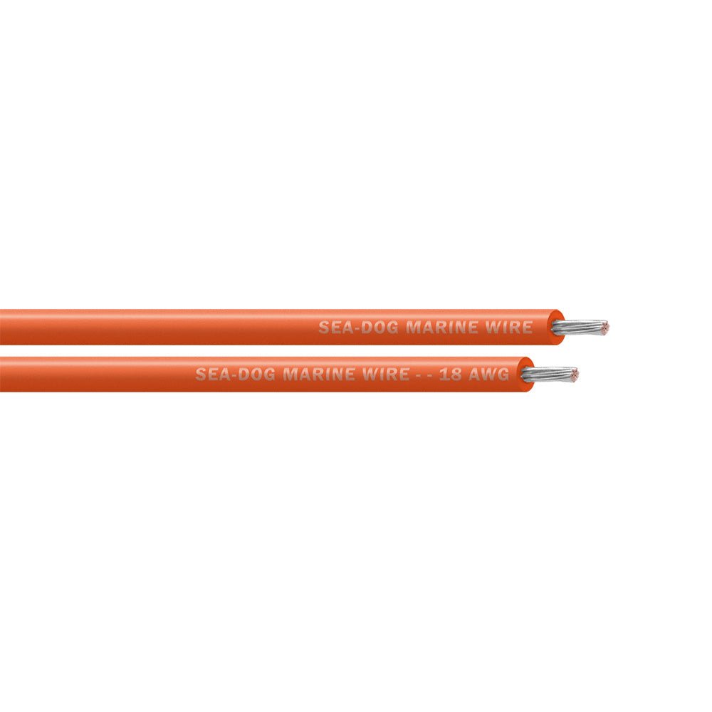 Sea - Dog 18 AWG Orange Primary Wire - 1000' [8018089] - Houseboatparts.com