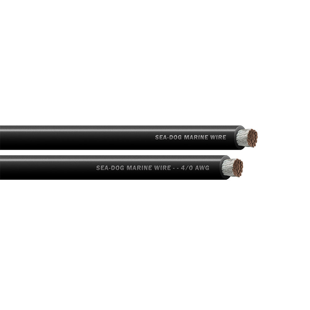 Sea - Dog 4/0 AWG Black Battery Cable - 100' [8041012] - Houseboatparts.com