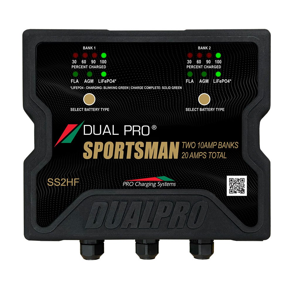 Dual Pro Sportsman Series HF Battery Charter - 20 Amp - 2 Bank [SS2HF] - Houseboatparts.com