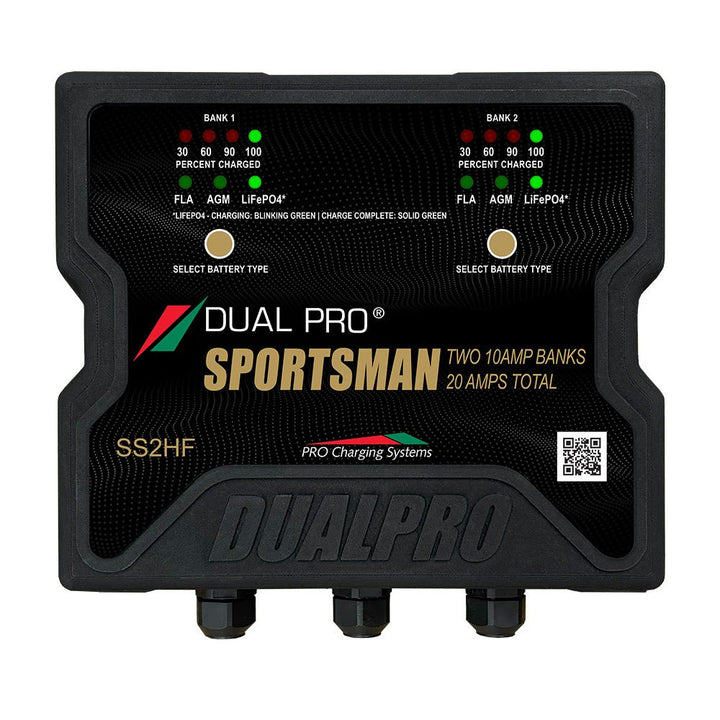 Dual Pro Sportsman Series HF Battery Charter - 20 Amp - 2 Bank [SS2HF] - Houseboatparts.com