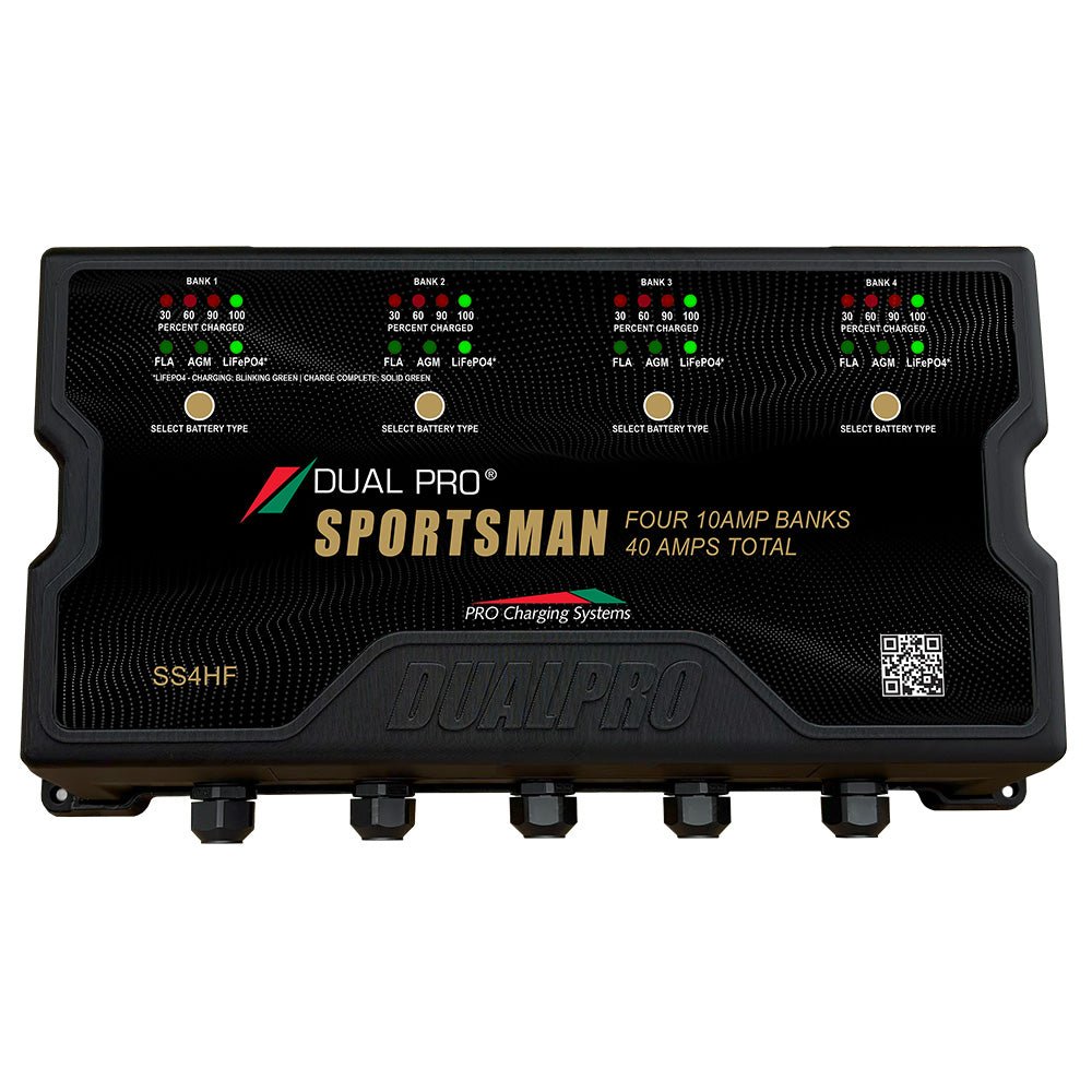 Dual Pro Sportsman HF (High Frequency) Battery Charger 40A - 4 Bank [SS4HF]