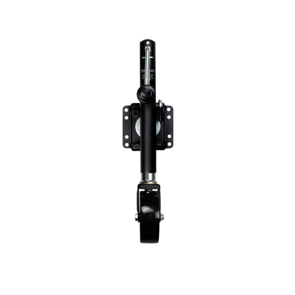 Powerwinch Select Series Jack - 1000lb, Weld - On, Single Wheel, Carbon Black [21400 - J - 1000 - W1 - B - R] - Houseboatparts.com