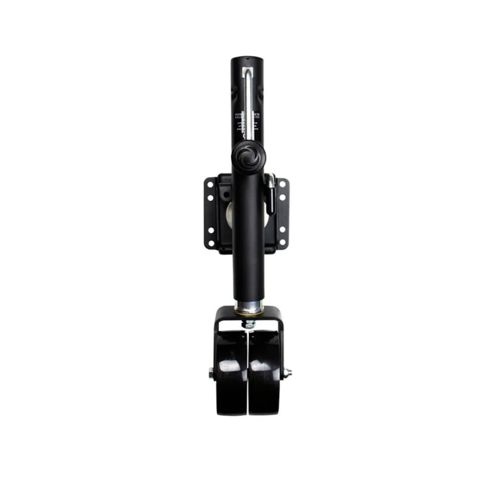 Powerwinch Select Series Jack - 1500lb, Weld - On, Double Wheel, Carbon Black [21400 - J - 1500 - W2 - B - R] - Houseboatparts.com