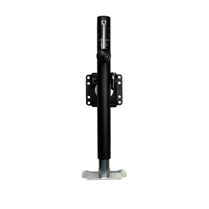 Powerwinch Select Series Jack - 2500lb, Weld - On, Flat Plate, Carbon Black [21400 - J - 2500 - WF - B - R] - Houseboatparts.com