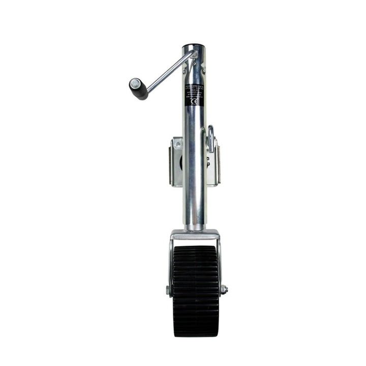 Powerwinch Utility Series Jack - 1500lb, Bolt - On, Single Wheel Wide, Zinc [21500 - J - 1500 - B1W - Z - R] - Houseboatparts.com