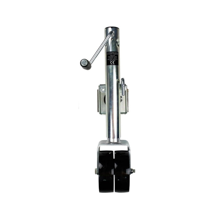 Powerwinch Utility Series Jack - 1500lb, Bolt - On, Double Wheel, Zinc [21500 - J - 1500 - B2 - Z - R] - Houseboatparts.com