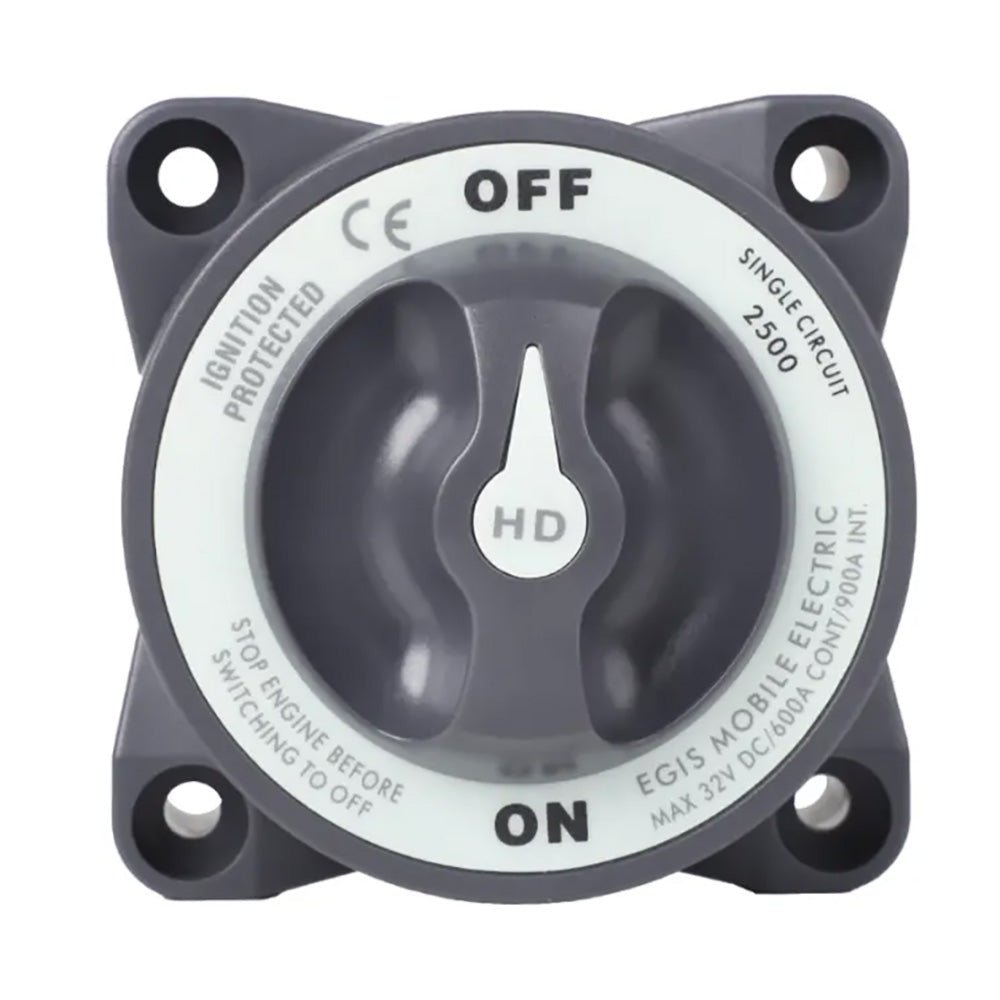 Egis Battery Switch - Heavy Duty - Series 600A - Off/On [2500] - Houseboatparts.com