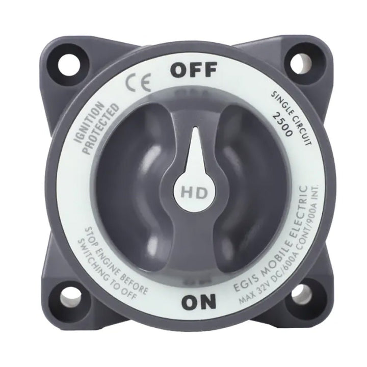 Egis Battery Switch - Heavy Duty - Series 600A - Off/On [2500] - Houseboatparts.com