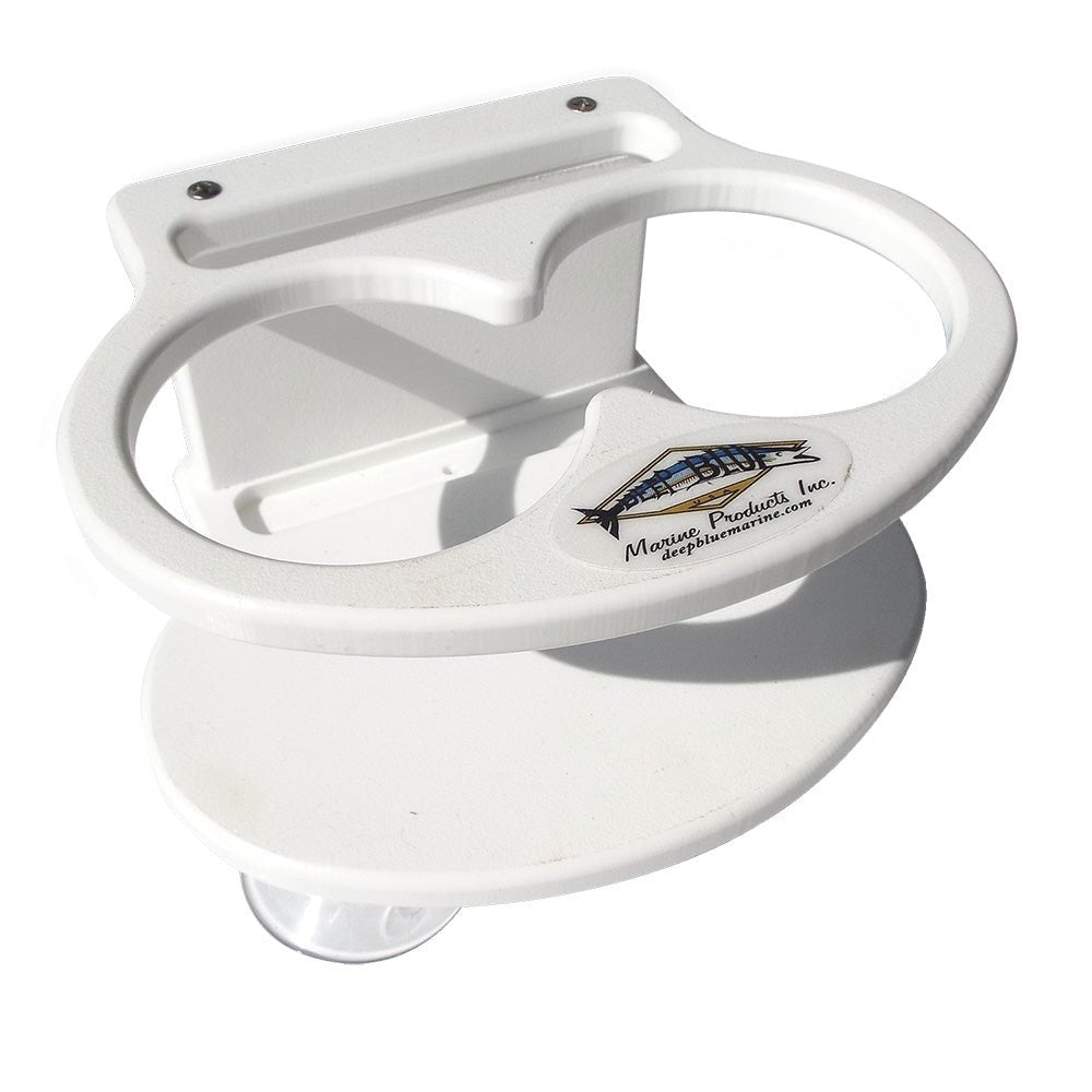 Deep Blue Marine Double Slim Can Drink Holder Cell Phone - White [DSD - CELL] - Houseboatparts.com