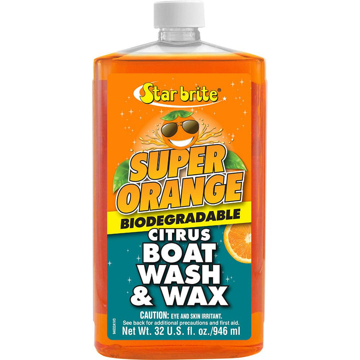 Star brite Super Orange Citrus Boat Wash Wax - Fresh Salt Water - 32 oz [94632] - Houseboatparts.com