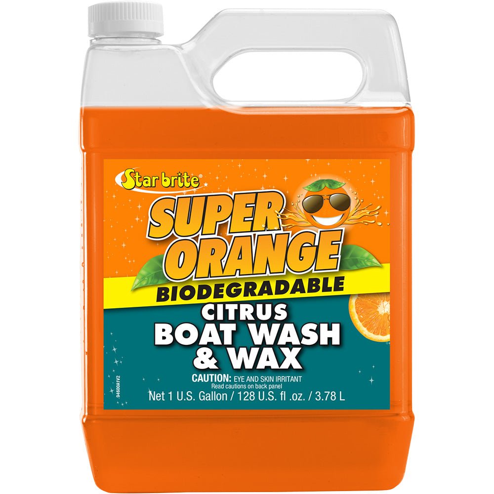 Star brite Super Orange Citrus Boat Wash Wax - Fresh Salt Water - 1 Gallon [94600] - Houseboatparts.com