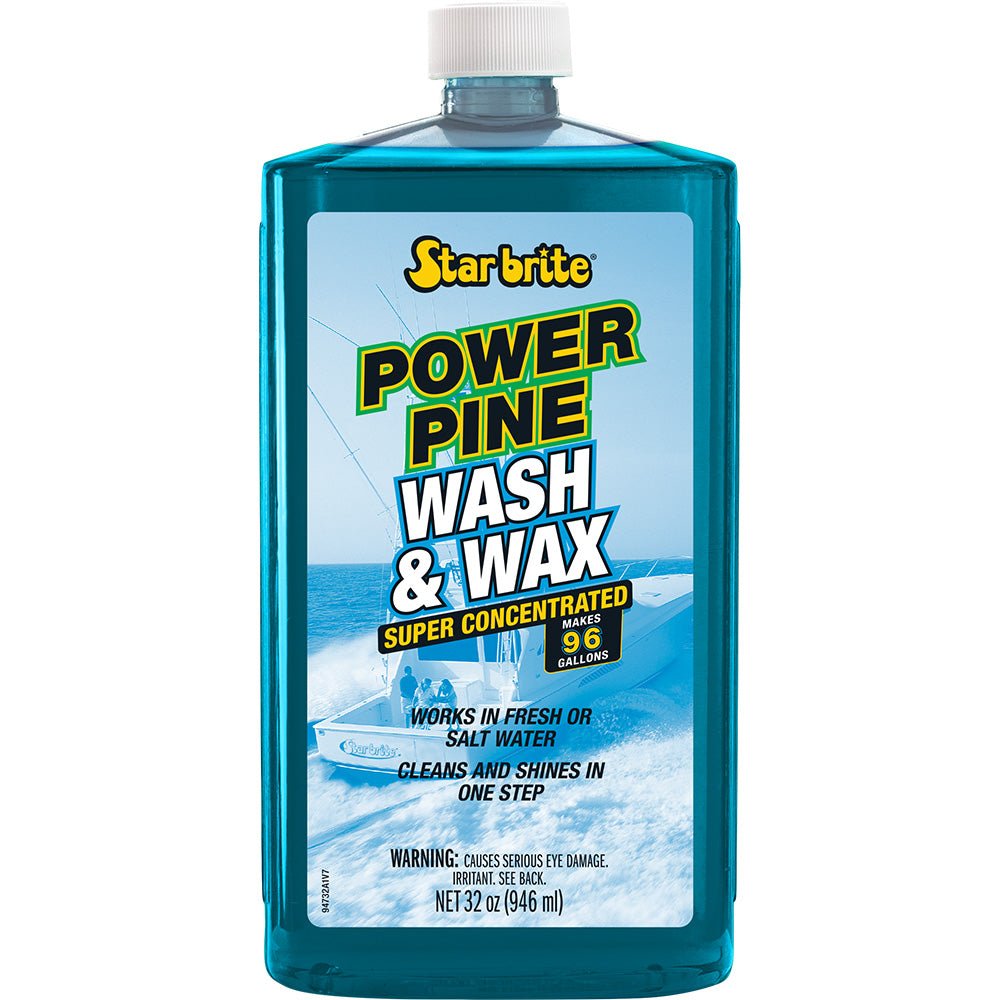 Star brite Power Pine Boat Wash Wax - Concentrated Marine Grade Formula - 32 oz [94732] - Houseboatparts.com