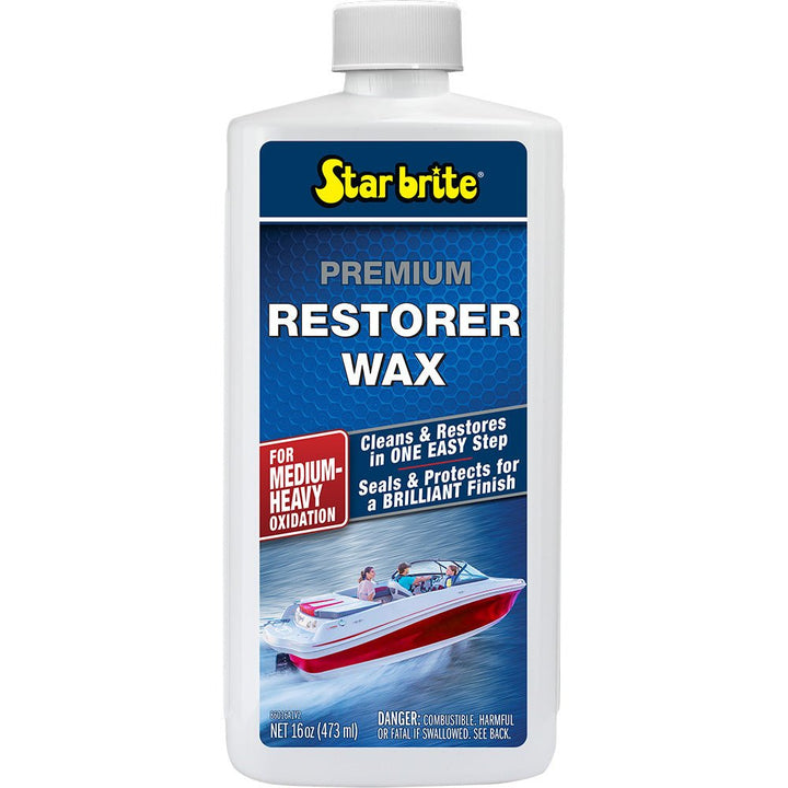 Star Brite Premium Restorer Wax f/Medium to Heavy Oxidation - 16 oz [86016] - Houseboatparts.com
