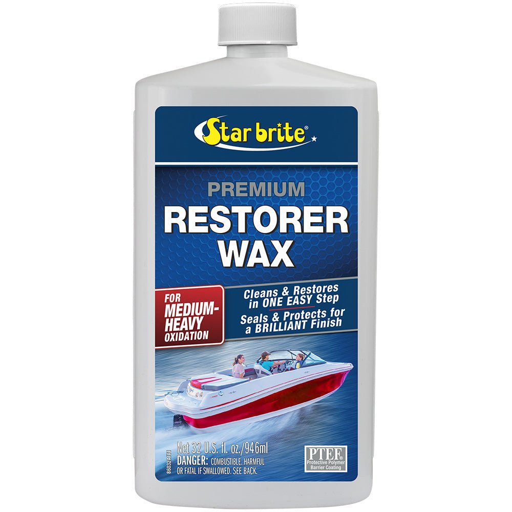 Star Brite Premium Restorer Wax f/Medium to Heavy Oxidation - 32 oz [86032] - Houseboatparts.com