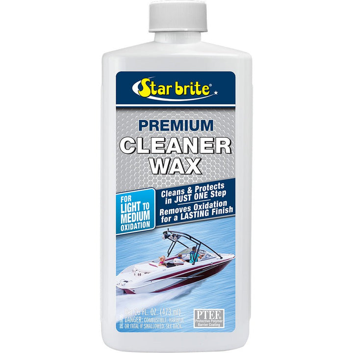 Star brite Premium Cleaner Wax - One - Step - 16 oz [89616] - Houseboatparts.com