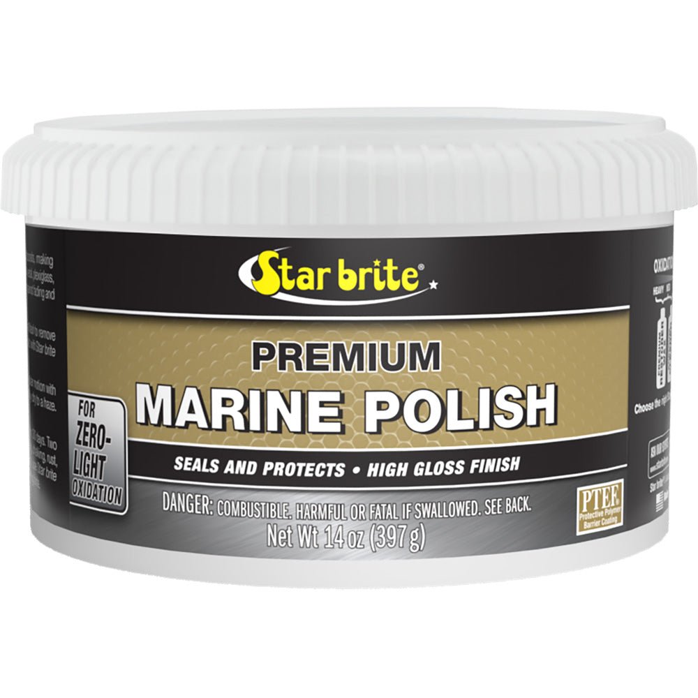 Star brite Premium Marine Polish - UV Protection High Gloss Finish - 14 oz [85714] - Houseboatparts.com