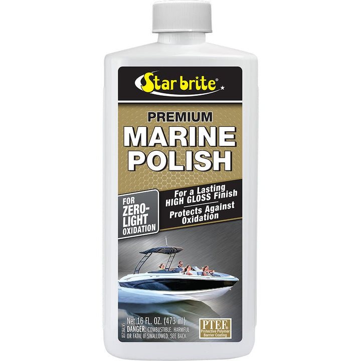 Star brite Premium Marine Polish - UV Protection High Gloss Finish - 16 oz [85716] - Houseboatparts.com