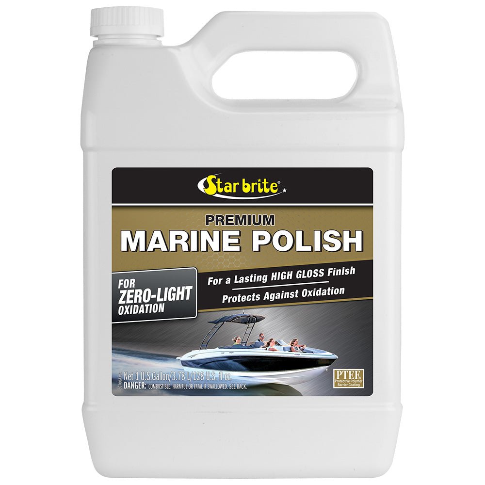 Star brite Premium Marine Polish - UV Protection High Gloss Finish - 1 Gallon [85700] - Houseboatparts.com