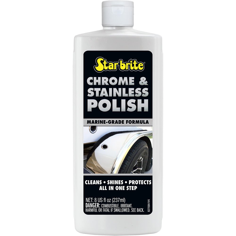 Star brite Chrome Stainless Polish - Marine Grade Formula - 8 oz [82708] - Houseboatparts.com