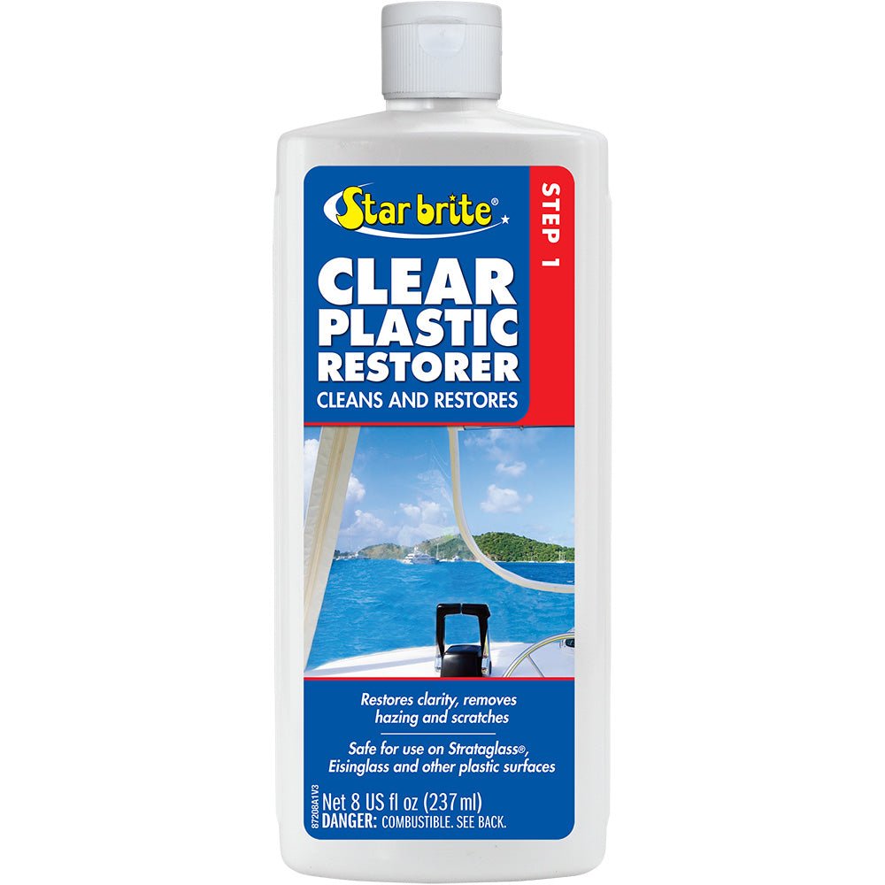 Star brite Clear Plastic Restorer - Step 1 - 8 oz [87208] - Houseboatparts.com