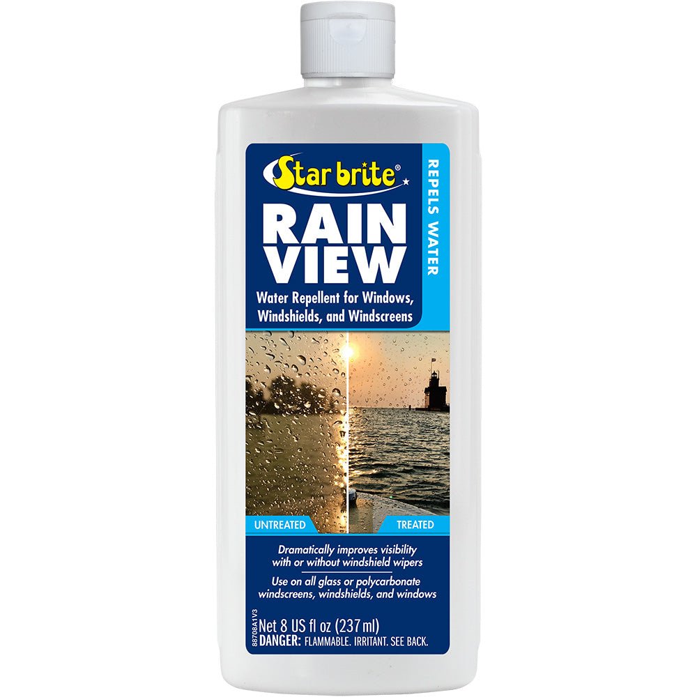 Star brite Rain View - Rain Repellent f/Windshields Windows - 8 oz [88708] - Houseboatparts.com