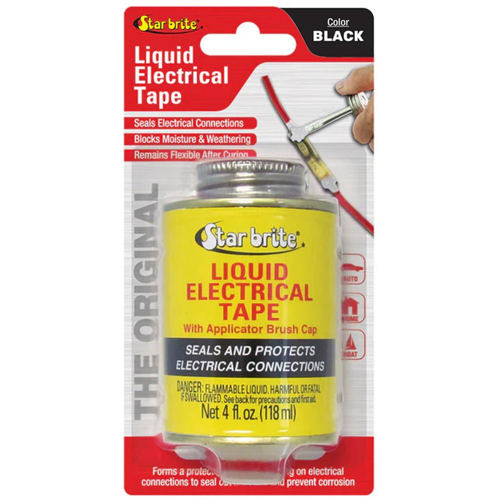 Star brite Liquid Electrical Tape - Black - 4 oz [84104] - Houseboatparts.com