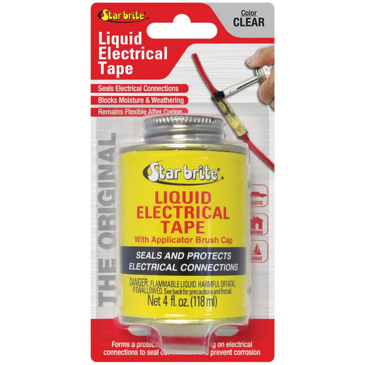 Star brite Liquid Electrical Tape - Clear - 4 oz [84108] - Houseboatparts.com