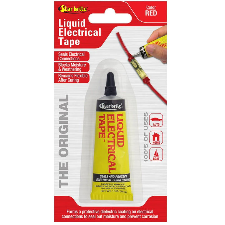 Star brite Liquid Electrical Tape - Red - 1 oz [84155] - Houseboatparts.com