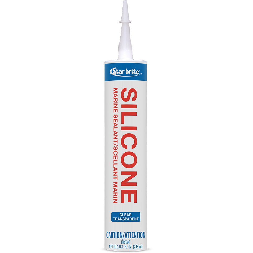 Star brite Marine Silicone Sealant - Clear - 10.3 oz [82122] - Houseboatparts.com
