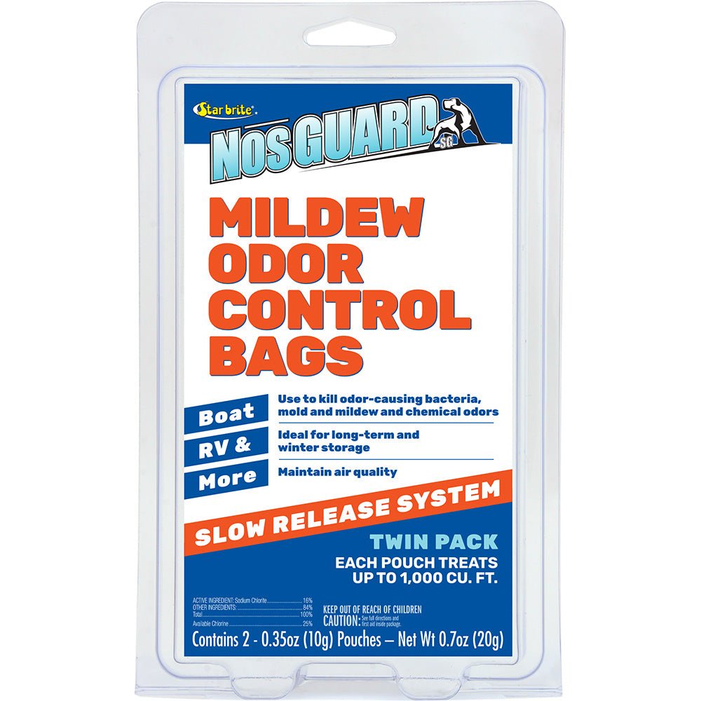 Star brite NosGUARD Mildew Odor Control Bags Slow Release System *2 - Pack [89950] - Houseboatparts.com