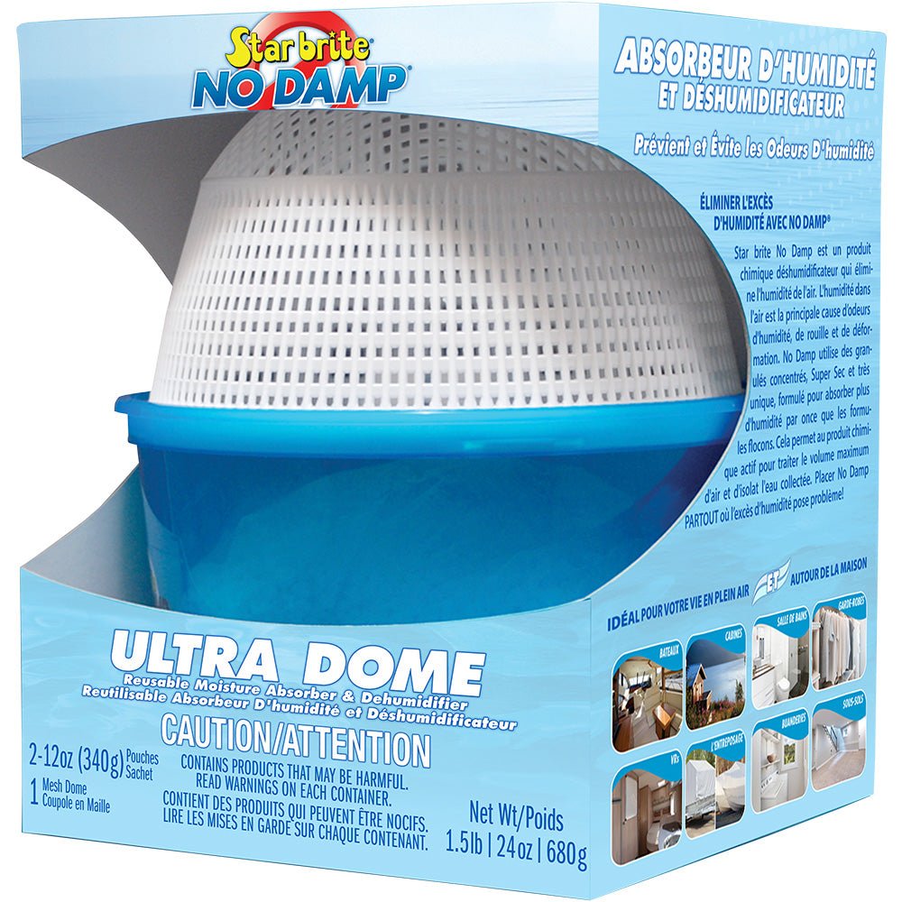 Star brite No Damp Ultra Dome Absorber Dehumidifier - 24 oz [85460] - Houseboatparts.com