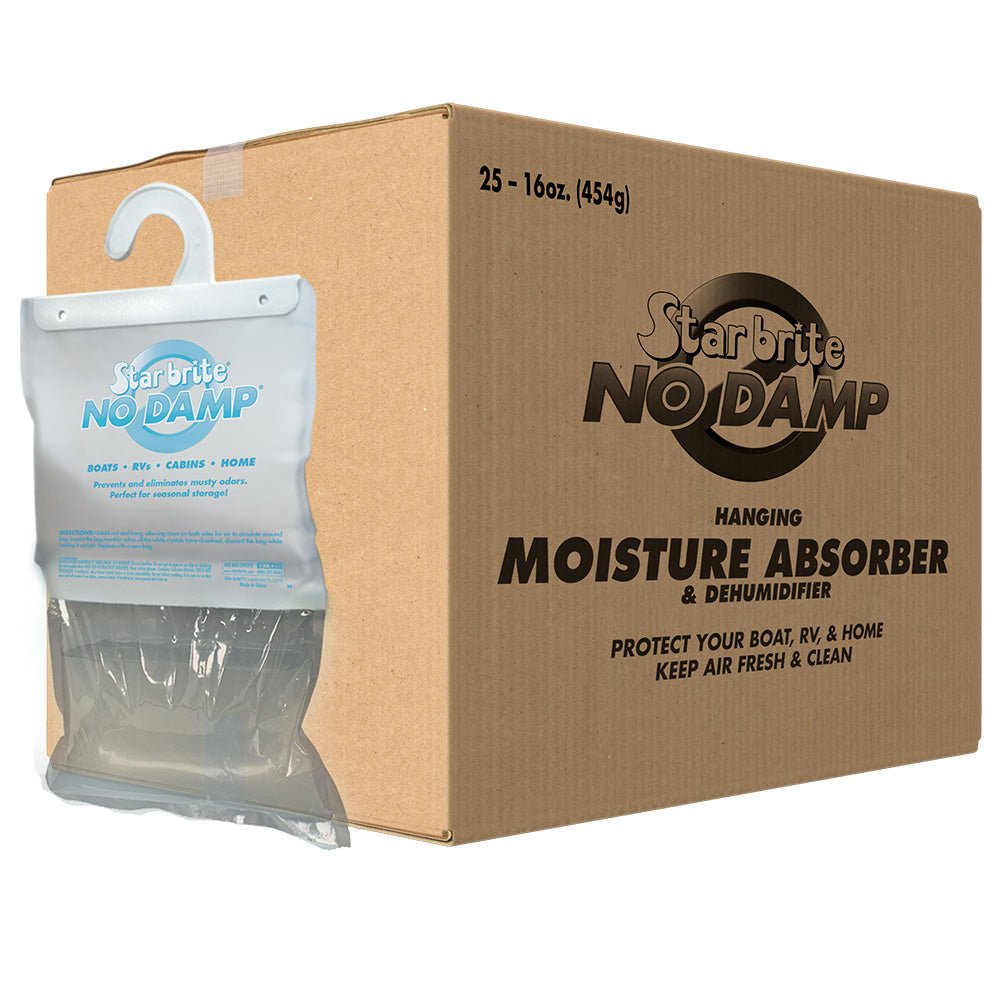 Star brite No Damp Moisture Absorber Dehumidifier Hanging Bag - 16 oz *25 Pack [85472] - Houseboatparts.com