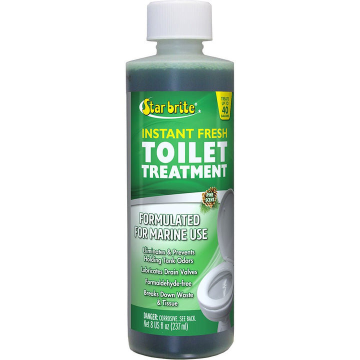 Star brite Instant Fresh Toilet Treatment - Pine Scent - Biodegradable Formula - 8 oz *6 Pack [71763] - Houseboatparts.com