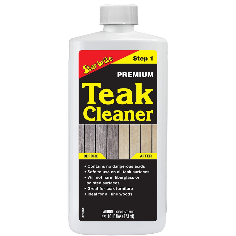 Star brite Premium Outdoor Teak Cleaner - Step 1 - 16 oz [81416] - Houseboatparts.com