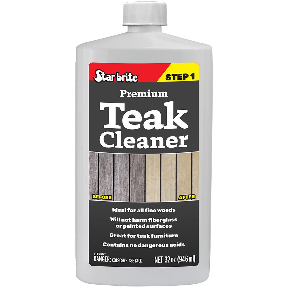 Star brite Premium Teak Cleaner - Step 1 - 32 oz [81432] - Houseboatparts.com