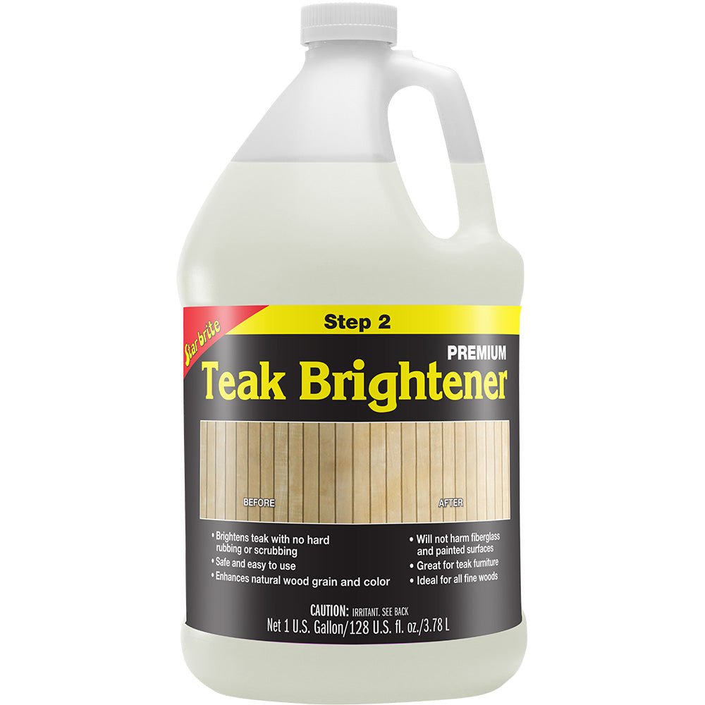 Star brite Premium Teak Brightener - 1 Gallon [81500] - Houseboatparts.com