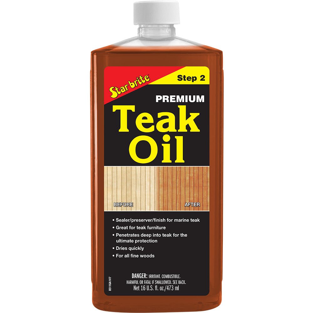 Star brite Premium Golden Teak Oil - 16 oz [85116] - Houseboatparts.com