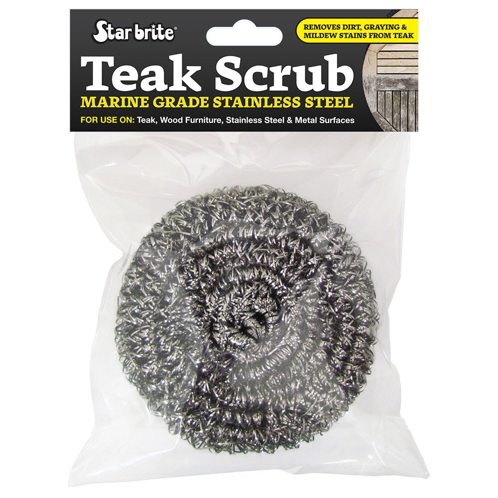 Star brite Teak Scrub Marine Grade Stainless Steel [88450] - Houseboatparts.com