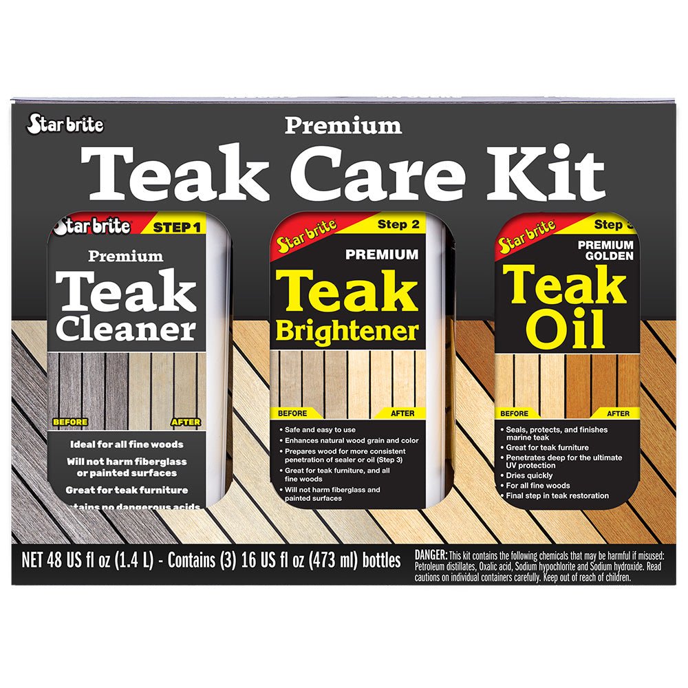 Star brite Premium Teak Care Kit - 16 oz [81216] - Houseboatparts.com